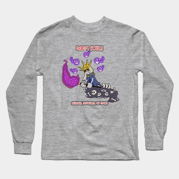 Aldrich, Devourer of Gods in Cuphead Style! Long Sleeve T-Shirt by Mustakro